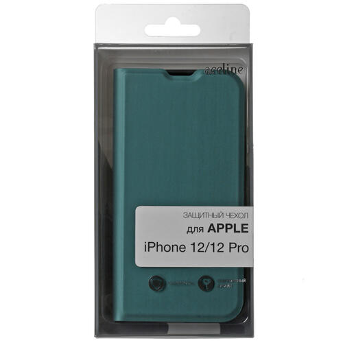Купить Чехол-книжка  Aceline Kors для Apple iPhone 12/ 12 Pro бирюзовый  4722759. Характеристики, отзывы и цены в Донецке