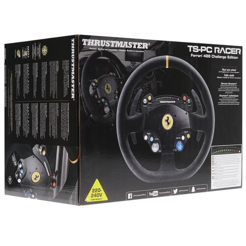Купить Руль ThrustMaster TS-PC Racer Ferrari 488 Challenge Edition черный  1292958. Характеристики, отзывы и цены в Донецке