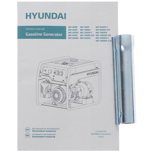 Купить Электрогенератор   бензиновый Hyundai HHY 7020F  1289227. Характеристики, отзывы и цены в Донецке
