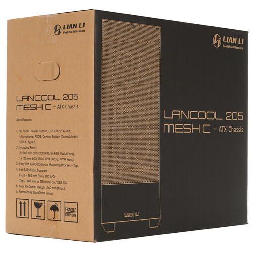 Купить Корпус LIAN LI LANCOOL 205 MESH  5082330. Характеристики, отзывы и цены в Донецке