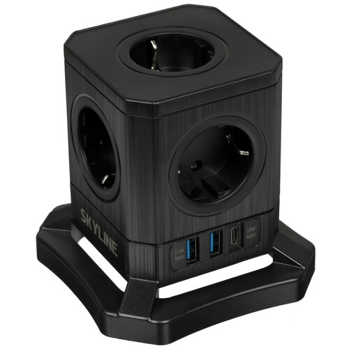 Купить Сетевой фильтр Skyline USP-730 черный  9197105. Характеристики, отзывы и цены в Донецке