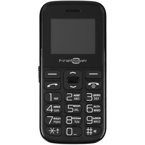 Купить Сотовый телефон FinePower SR281 черный  5064195. Характеристики, отзывы и цены в Донецке