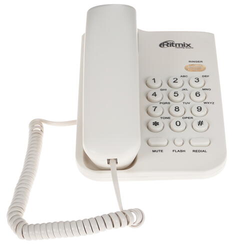 Купить Телефон проводной Ritmix RT-311  5089258. Характеристики, отзывы и цены в Донецке