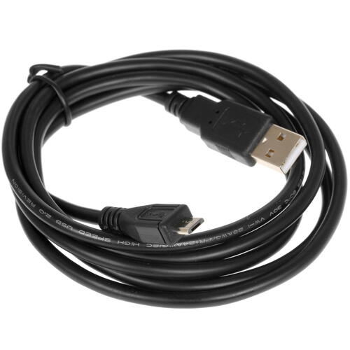 Купить Кабель круглый FinePower micro USB - USB 2.0 Type-A черный 1.5 м  1610308. Характеристики, отзывы и цены в Донецке