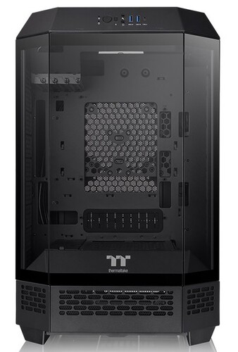 Купить Корпус Thermaltake The Tower 300 Black [CA-1Y4-00S1WN-00] черный  5447905. Характеристики, отзывы и цены в Донецке