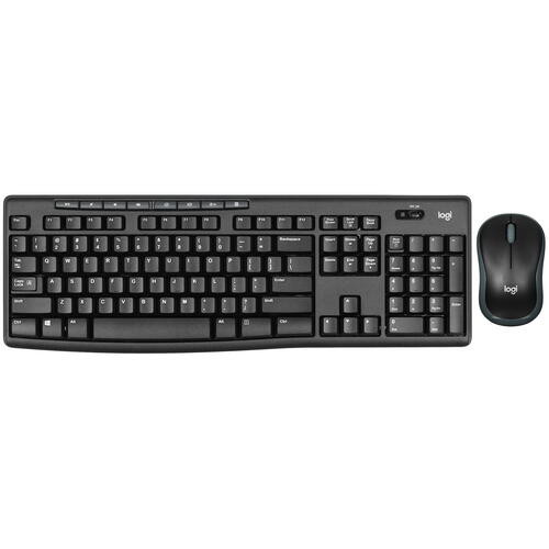 Купить Клавиатура+мышь беспроводная Logitech MK270 черный, английская раскладка  5408495. Характеристики, отзывы и цены в Донецке