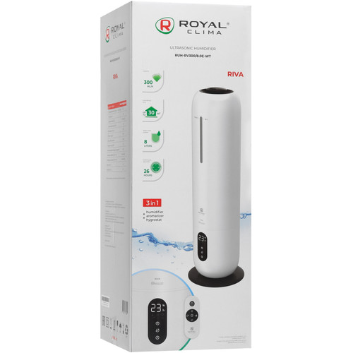 Купить Увлажнитель воздуха Royal Clima RUH-RV300/8.0E-WT  5341038. Характеристики, отзывы и цены в Донецке