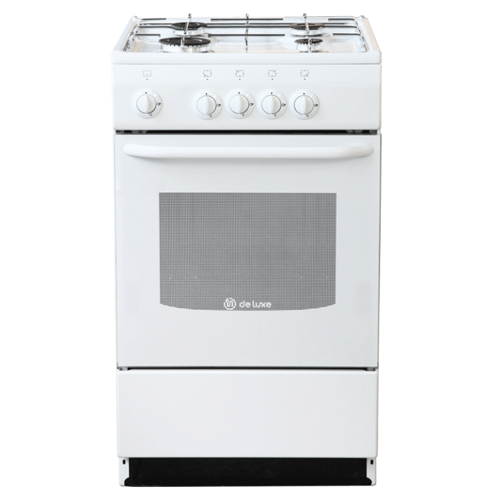 Купить Газовая плита De Luxe 5040.50г белый  9032591. Характеристики, отзывы и цены в Донецке