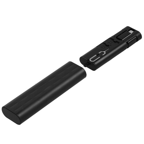 Купить Дорожный набор аксессуаров круглый REXANT Lightning 8-pin, micro USB, USB Type-C - USB 2.0 Type-A, USB Type-C черный 0.28 м  9207038. Характеристики, отзывы и цены в Донецке