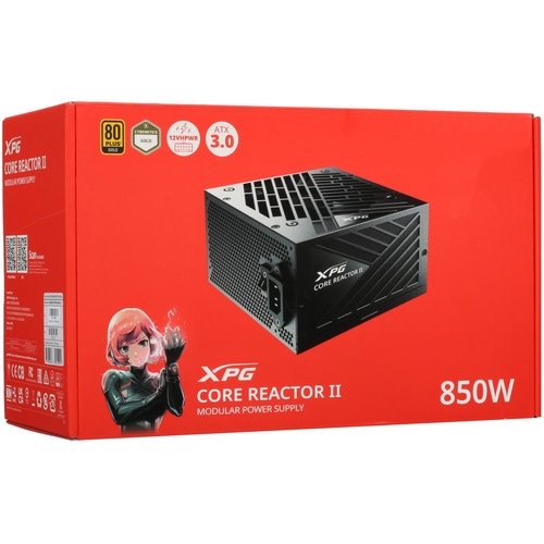 Купить Блок питания ADATA XPG CORE REACTOR II 850 GOLD [COREREACTORII850G-BKCEU] черный  5416313. Характеристики, отзывы и цены в Донецке