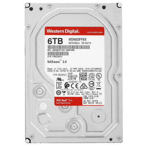 Купить 6 ТБ Жесткий диск WD Red Pro [WD6003FFBX]  5046899. Характеристики, отзывы и цены в Донецке