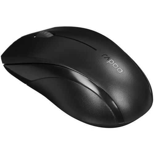 Купить Мышь проводная RAPOO N1200  черный  9125952. Характеристики, отзывы и цены в Донецке