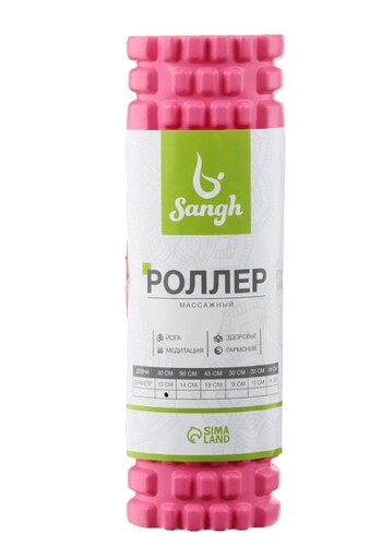 Купить Ролик массажный Sangh розовый  9137992. Характеристики, отзывы и цены в Донецке