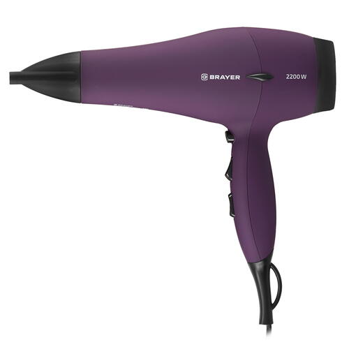 Купить Фен Brayer 3007BR фиолетовый  9931340. Характеристики, отзывы и цены в Донецке