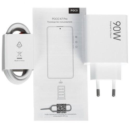 Купить 6.67" Смартфон POCO X7 Pro 256 ГБ зеленый  5608197. Характеристики, отзывы и цены в Донецке