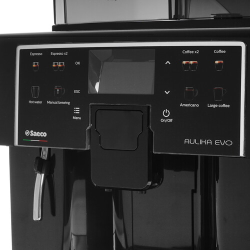 Купить Кофемашина автоматическая Saeco Aulika EVO черный  5369829. Характеристики, отзывы и цены в Донецке