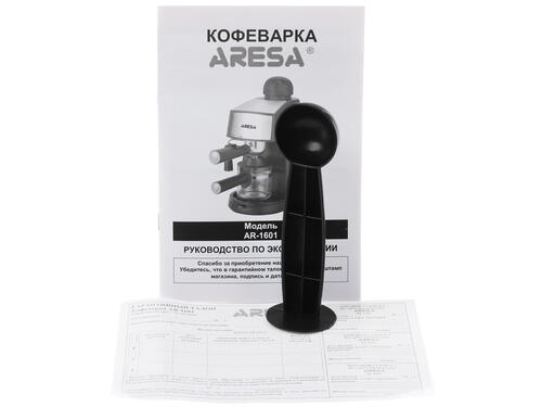 Купить Кофеварка рожковая Aresa AR-1601 черный  1085143. Характеристики, отзывы и цены в Донецке