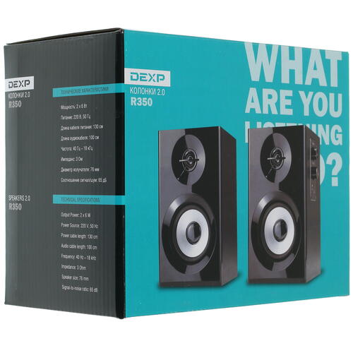 Купить Колонки DEXP R350 черный  1304538. Характеристики, отзывы и цены в Донецке