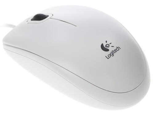 Купить Мышь проводная Logitech B100 [910-003360] белый  0172290. Характеристики, отзывы и цены в Донецке