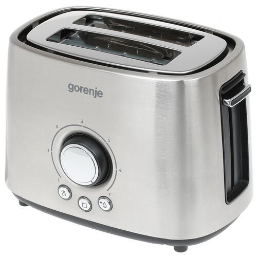 Купить Тостер Gorenje T1000E серебристый  8107124. Характеристики, отзывы и цены в Донецке