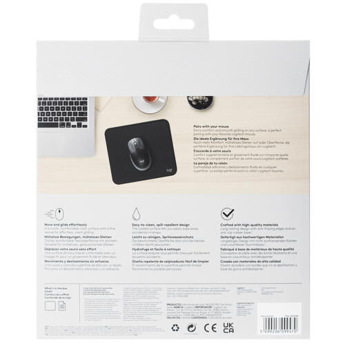Купить Коврик Logitech Mouse Pad Studio Series GRAPHITE черный  5005121. Характеристики, отзывы и цены в Донецке