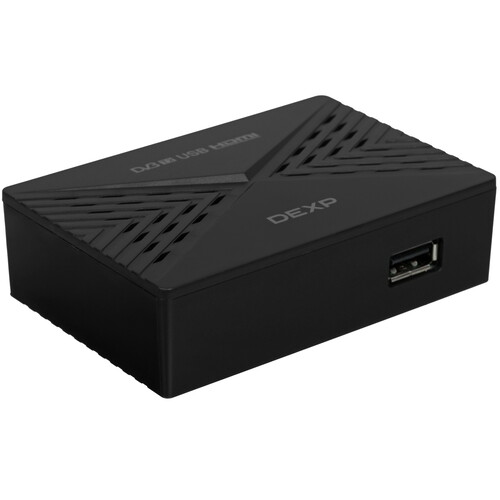 Купить Приставка для цифрового ТВ DEXP HD 7789P черный  5494093. Характеристики, отзывы и цены в Донецке