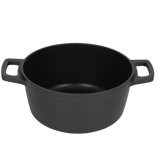 Купить Кастрюля Werner Nero 52087 4.3 л 24 см черный  9223363. Характеристики, отзывы и цены в Донецке