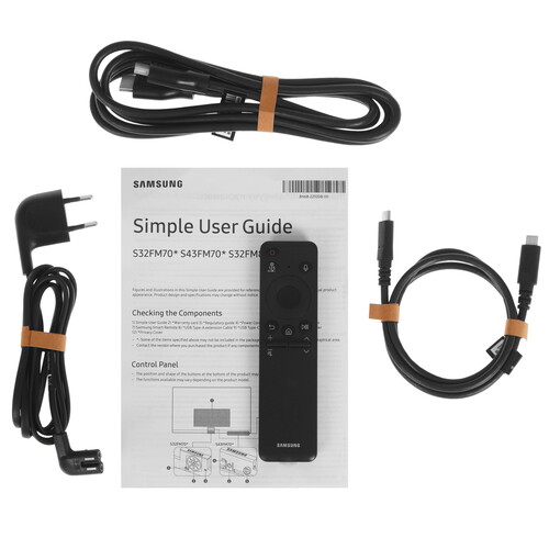 Купить 43" Смарт-монитор Samsung Smart M7 S43FM702UI черный  5629033. Характеристики, отзывы и цены в Донецке