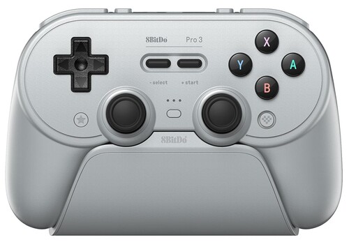 Купить Геймпад беспроводной 8BitDo PRO 3 серый  5636474. Характеристики, отзывы и цены в Донецке