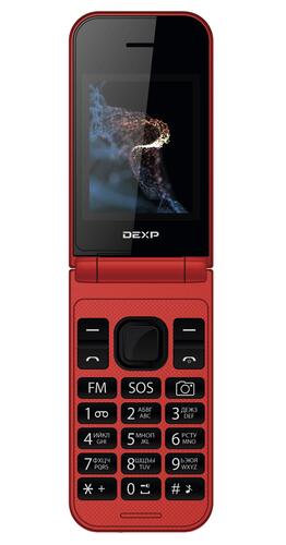 Купить Сотовый телефон DEXP V244 красный/черный  4721795. Характеристики, отзывы и цены в Донецке