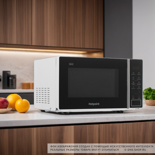 Купить Микроволновая печь Hotpoint MWHA 203 W белый  5435297. Характеристики, отзывы и цены в Донецке