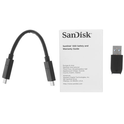 Купить 2048 ГБ Внешний SSD SanDisk Extreme Portable SSD V2 [SDSSDE61-2T00-G25]  5050247. Характеристики, отзывы и цены в Донецке