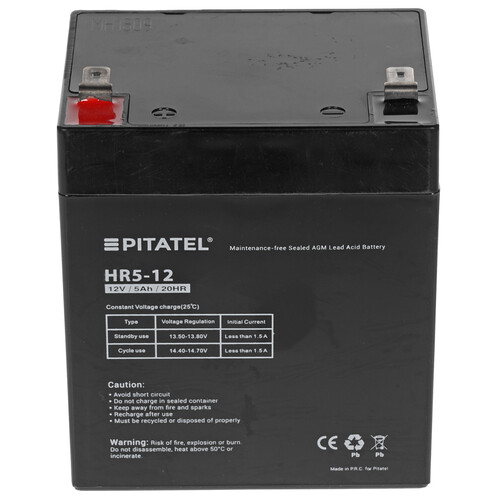 Купить Аккумуляторная батарея для ИБП Pitatel HR5-12  8151420. Характеристики, отзывы и цены в Донецке