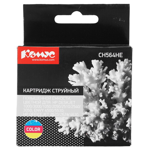 Купить Картридж Комус 122XL CH564HE многоцветный  9199607. Характеристики, отзывы и цены в Донецке
