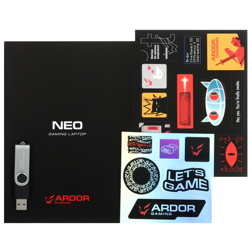 Купить 15.6" Ноутбук ARDOR GAMING NEO N15-I5ND412 черный  9126368. Характеристики, отзывы и цены в Донецке