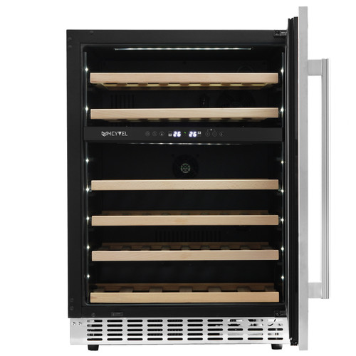 Купить Винный шкаф Meyvel MV46PRO-KST2 серебристый  9940991. Характеристики, отзывы и цены в Донецке