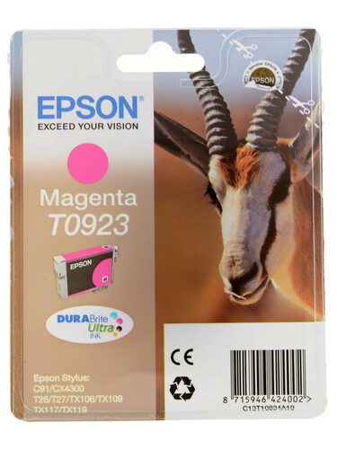 Купить Картридж Epson T0923 пурпурный  0502813. Характеристики, отзывы и цены в Донецке