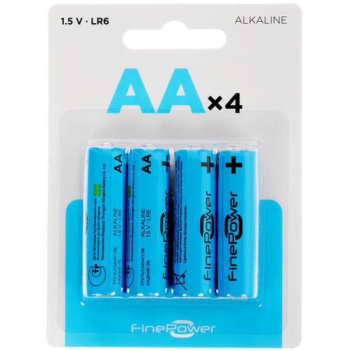 Купить Батарейка FinePower AA / AA (LR6/ER14505/FR6/R6P)  5410496. Характеристики, отзывы и цены в Донецке