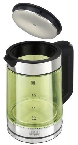 Купить Электрочайник Goodhelper KPG-2201 зеленый  9304902. Характеристики, отзывы и цены в Донецке