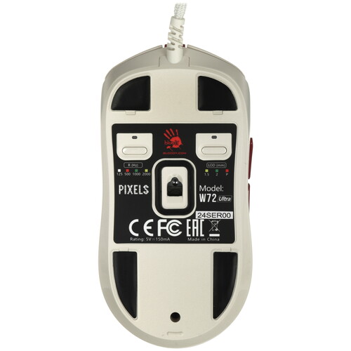 Купить Мышь проводная A4Tech Bloody W72 Ultra Pixels Red  бежевый  5622033. Характеристики, отзывы и цены в Донецке