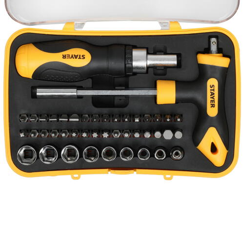 Купить Отвертка с насадками/битами STAYER T-Compact-43  9944796. Характеристики, отзывы и цены в Донецке