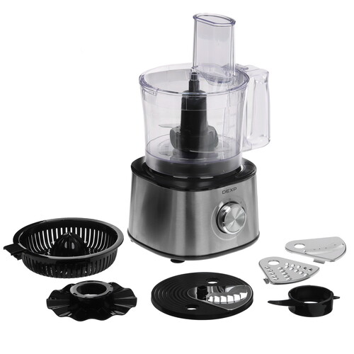 Купить Кухонный комбайн DEXP DFP1000 серебристый  9176182. Характеристики, отзывы и цены в Донецке