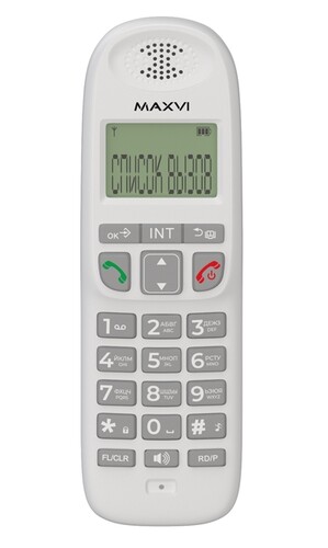 Купить Телефон беспроводной (DECT) Maxvi AM-01  9225226. Характеристики, отзывы и цены в Донецке