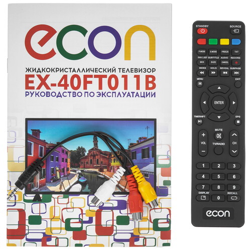 Купить 40" (102 см) Телевизор ECON EX-40FT011B черный  9226631. Характеристики, отзывы и цены в Донецке