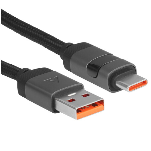 Купить Кабель круглый ACEFAST USB Type-C - USB 2.0 Type-A серый 1.2 м  9258681. Характеристики, отзывы и цены в Донецке