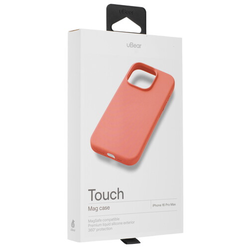 Купить Накладка  uBear Touch Mag Case для Apple iPhone 16 Pro Max розовый  5474397. Характеристики, отзывы и цены в Донецке