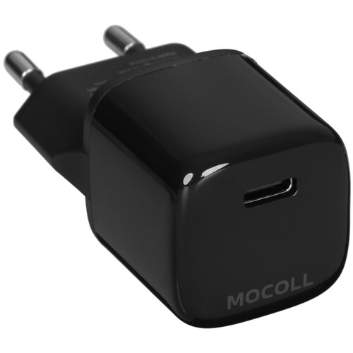 Купить Сетевое зарядное устройство MOCOLL Flash Series 20W черный  5470414. Характеристики, отзывы и цены в Донецке