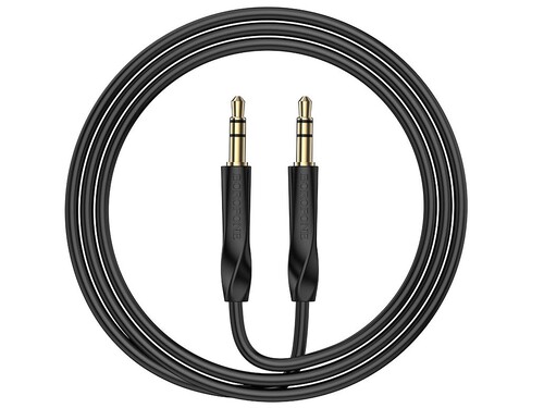 Купить Кабель   Borofone jack 3.5 мм - jack 3.5 мм черный  5474923. Характеристики, отзывы и цены в Донецке
