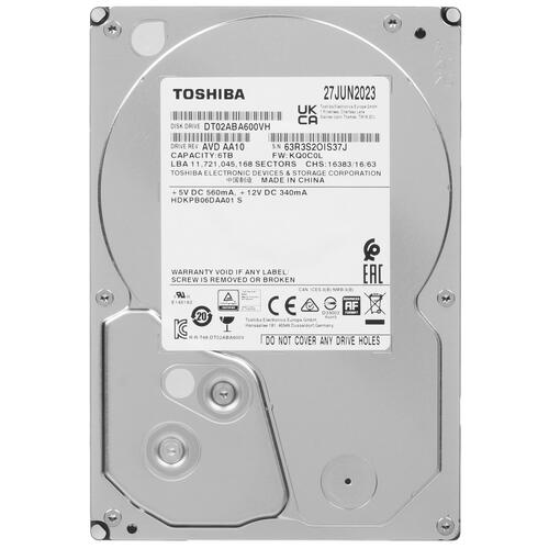 Купить 6 ТБ Жесткий диск Toshiba DT02-VH [DT02ABA600VH]  5429758. Характеристики, отзывы и цены в Донецке