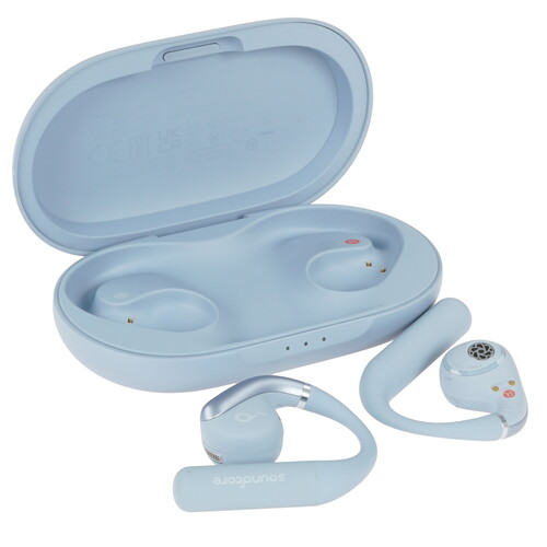 Купить Наушники TWS Soundcore AeroFit голубой 2023  5604196. Характеристики, отзывы и цены в Донецке